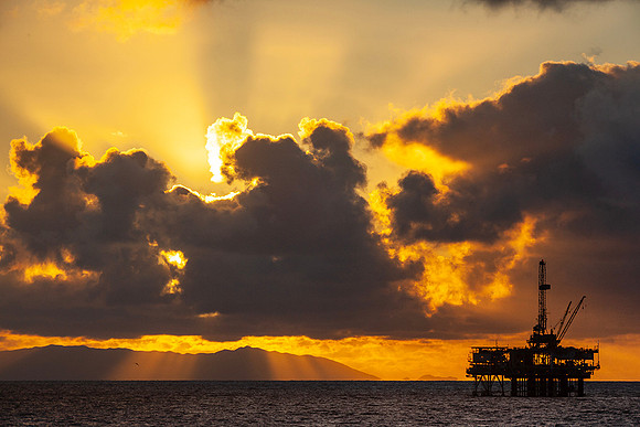 Oil Rig off Catalina Island
