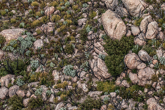 Santa Barbara Mountains Photographed while paragliding