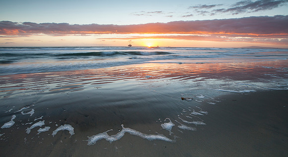 Huntington Beach Sunset-Hurricane Paul